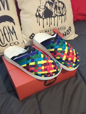 Missoni Malibu Colorful Sandal Slides Size 9 Brand New